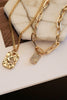 Collar doble con colgante chapado en oro de 18 quilates Never Out Of Reach